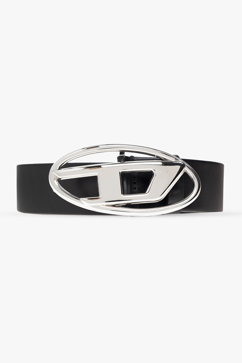 Black 'OVAL D LOGO B' belt Diesel - Vitkac GB